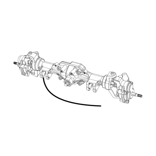 MJX Front Axle Assembly