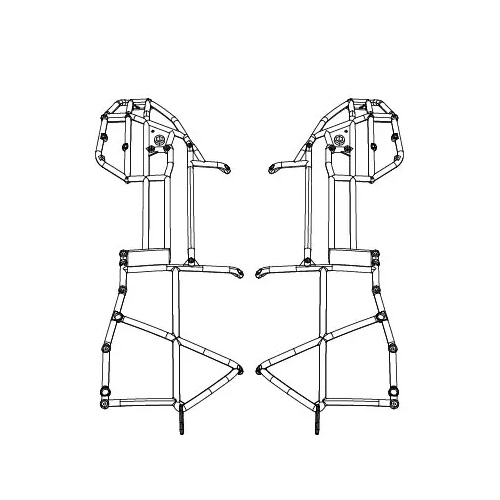 MJX Left & Right Side Frame Rails