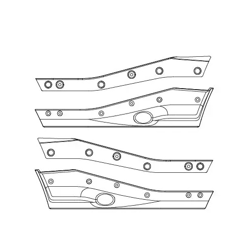 MJX Left & Right Side Guards