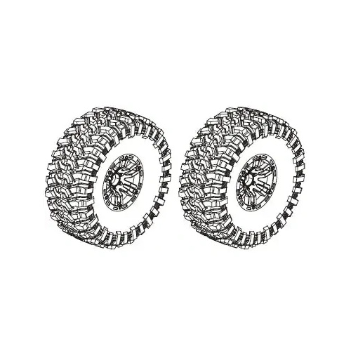 MJX Tire (Pre-Mounted)