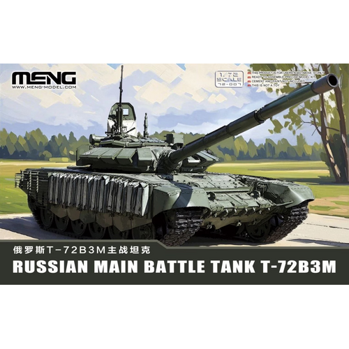 Meng 1/72 Russian Main Battle Tank T-72B3M Plastic Model Kit