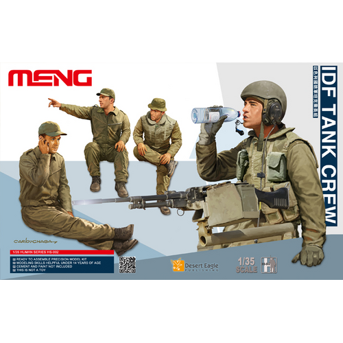 Meng 1/35 IDF Tank Crew Plastic Model Kit