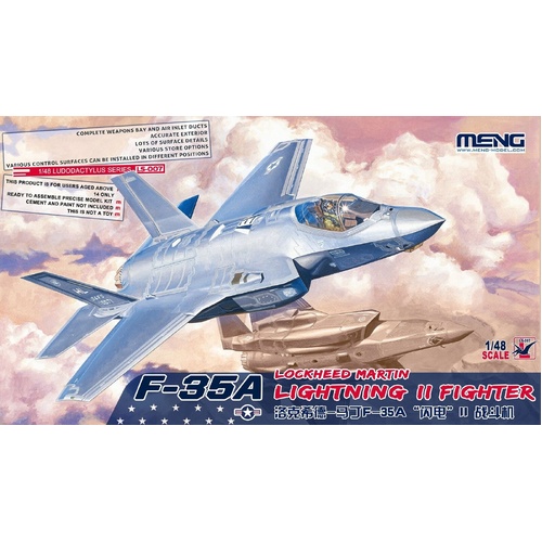 Meng 1/48 Lockheed Martin F-35A Lightning II Plastic Model Kit