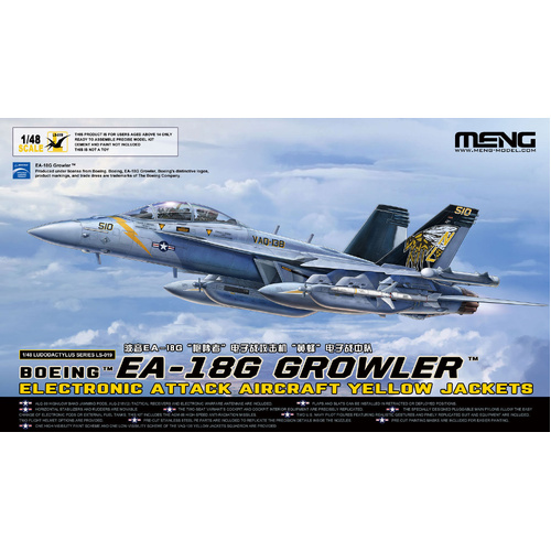 Meng 1/48 Boeing EA-18G Growler *Aus Decals* Plastic Model Kit