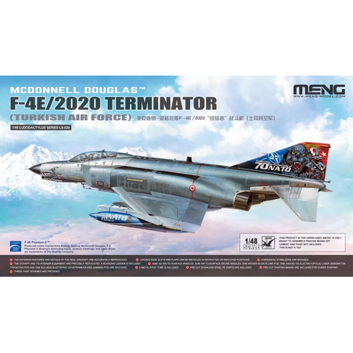 Meng 1/48 F-4E/2020 Terminator Turkish Air Force Plastic Model Kit