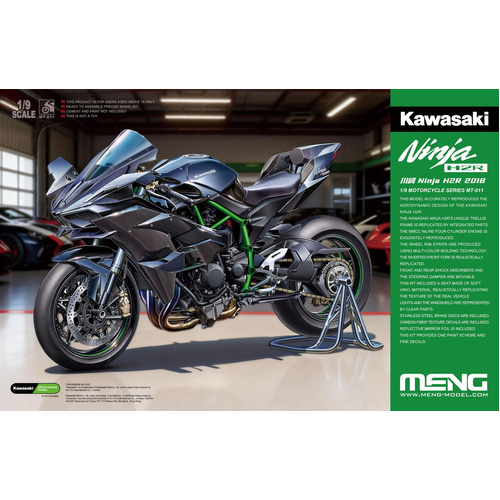 Meng 1/9 Kawasaki Ninja H2R 2018 Plastic Model Kit