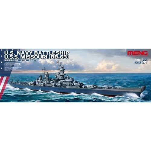 Meng 1/700 U.S. Navy Battleship U.S.S. Missouri (BB-63) Plastic Model Kit