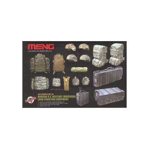 Meng 1/35 Modern U.S. Military Individual Load-Carrying Equipment Plastic Model Kit