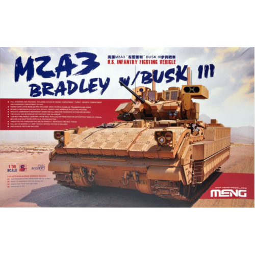 Meng 1/35 U.S. Infantry Fighting Vehicle M2A3 Bradley w/Busk III Plastic Model Kit