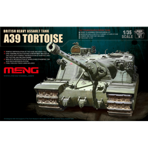 Meng 1/35 British A39 Tortoise   Heavy Assault Tank    Plastic Model Kit
