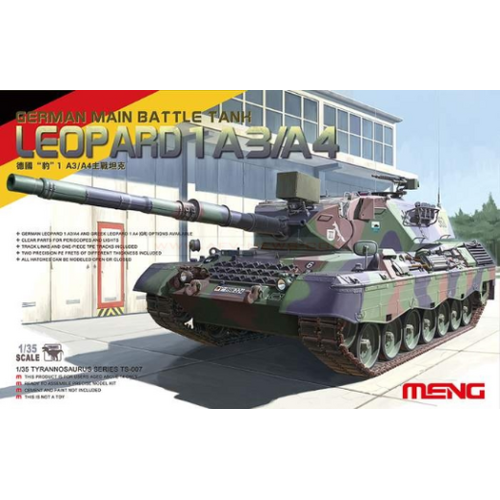 Meng 1/35 German Main Battle Tank Leopard 1 A3/A4 Plastic Model Kit