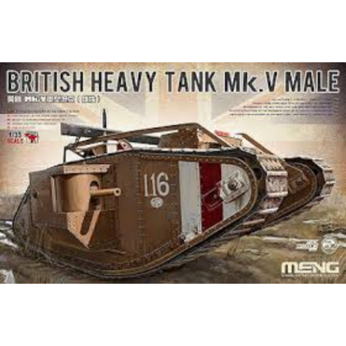 Meng 1/35 British Heavy Tank Mk.V Male Plastic Model Kit