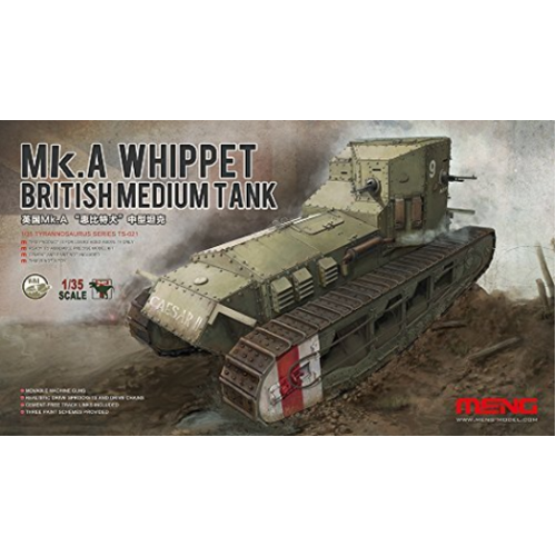 Meng 1/35 British Medium Tank Mk.A Whippet Plastic Model Kit