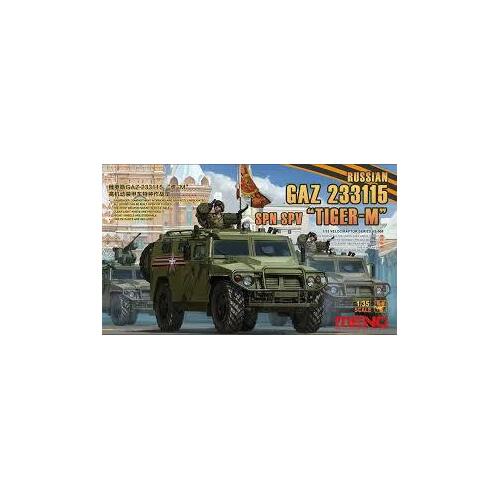 Meng 1/35 Russian GAZ 233115 “Tiger-M” SPN SPV Plastic Model Kit