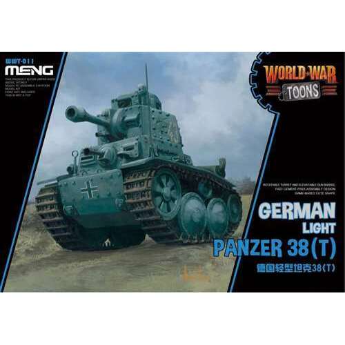 Meng German Light Panzer 38(T)(Cartoon Model) Plastic Model Kit