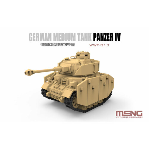 Meng German Medium Tank Panzer IV (Cartoon Model) Plastic Model Kit