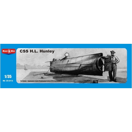 Micromir 1/35 CSS H.L.Hunley Plastic Model Kit