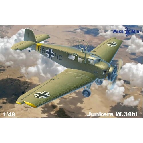 Mikromir 1/48 Junkers W.34hi Plastic Model Kit