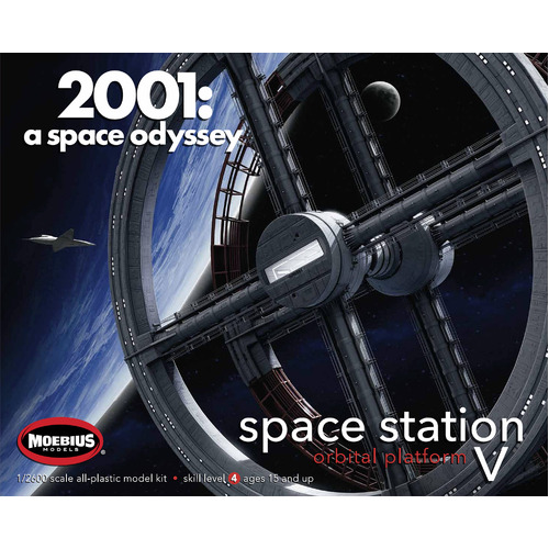 Moebius 1/8 2001: A Space Odyssey: Space Station V Plastic Model Kit [2001-6]