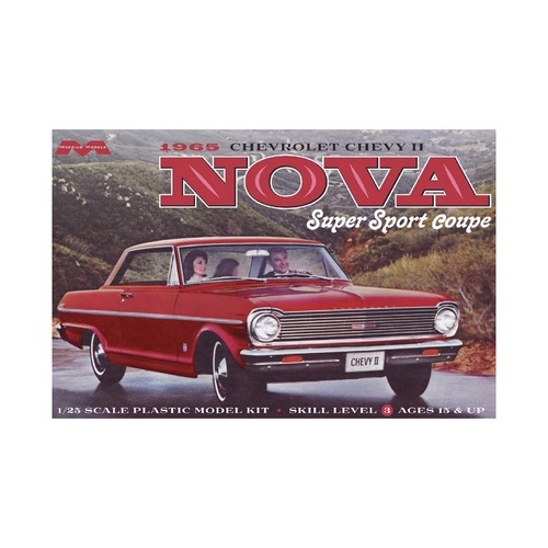 Moebius 1/25 1965 Chevy Nova Super Sport Plastic Model Kit
