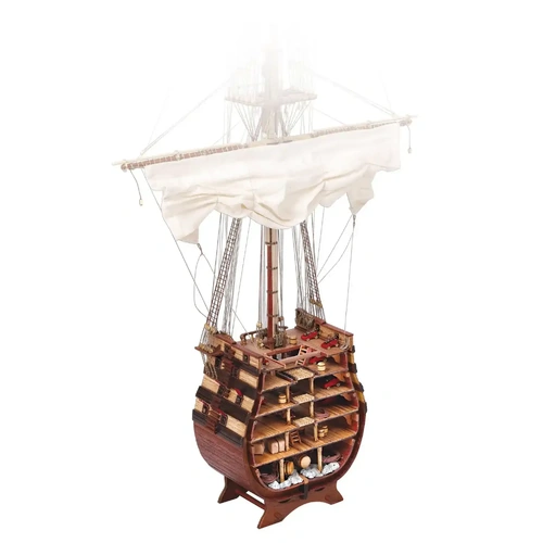 OcCre 1/90 Santísima Trinidad Cross Section Wooden Model Ship Kit