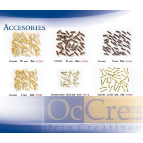 OCCRE WOODEN COLUMN 10MM 20PIECES