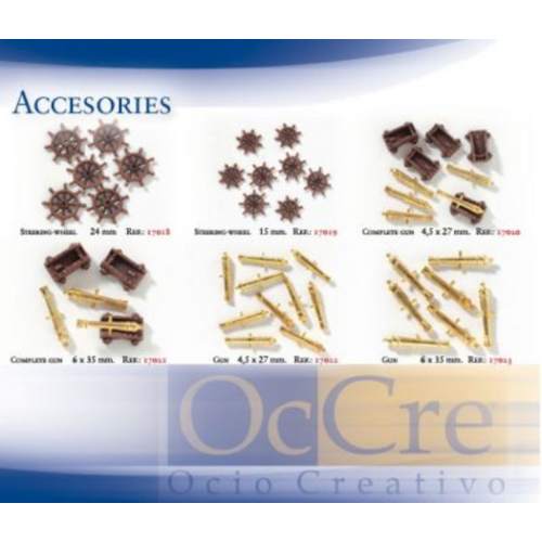 OCCRE GUN BARREL 6X35MM 4 PIECES