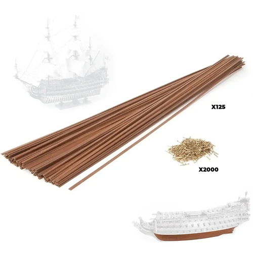 OcCre Soleil Royal - Planked Pack (mahogany strips x125 + pins 2.000)