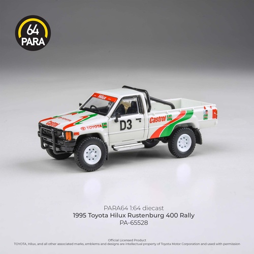 Para64 1/64 1995 Toyota Hilux Rustenburg 400 Rally RHD Diecast Model Car