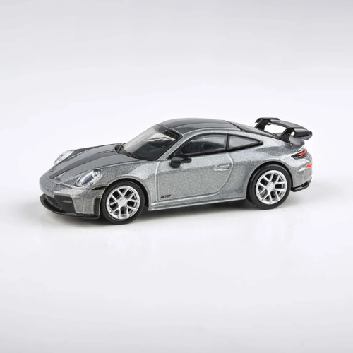 Para64 1/64 2025 Porsche 911 GT3 (992.2) GT Silver Metallic Diecast Model Car