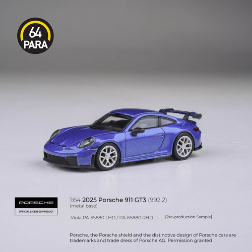 Para64 1/64 2025 Porsche 911 GT3 (992.2) Viola