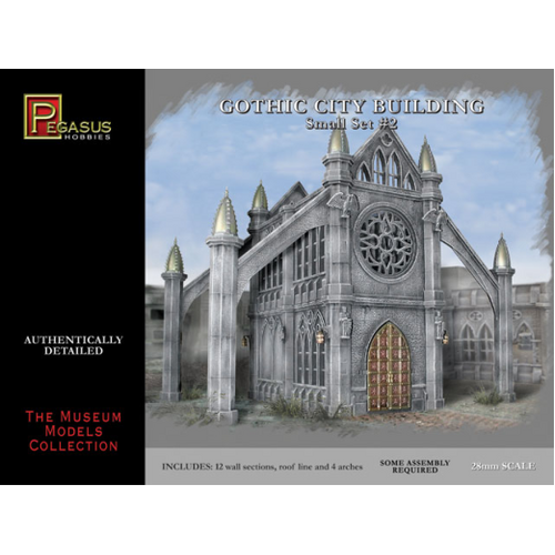 Pegasus 28mm Gothic City Building Small Set #2 Plastic Model Kit [4925]