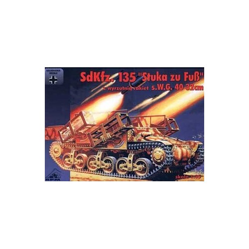 RPM 1/35 SdKfz 135 Stuka zu Fuss +S.W.G. 40 32cm Plastic Model Kit