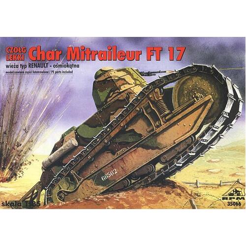 RPM 1/35 Char Mitrailleur FT-17 - octagonal turrret Plastic Model Kit