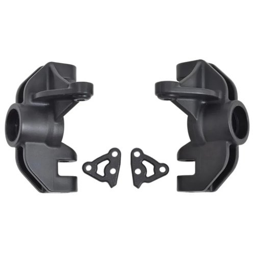 RPM Front Spindle Set - Losi | Super Rock Rey | Black