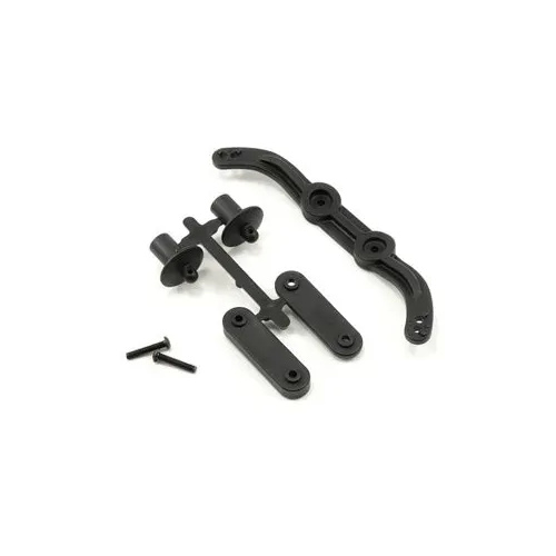 RPM Adjustable Height Body Mounts - Traxxas | Slash 4x4 | Black