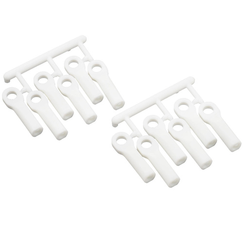 RPM Long Rod Ends - Traxxas | Dyeable White