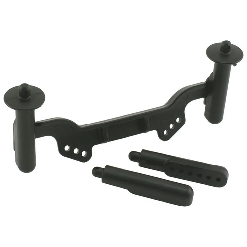 RPM Adjustable Front Body Mounts & Posts - Traxxas | Slash 2wd / Nitro Slash | Black