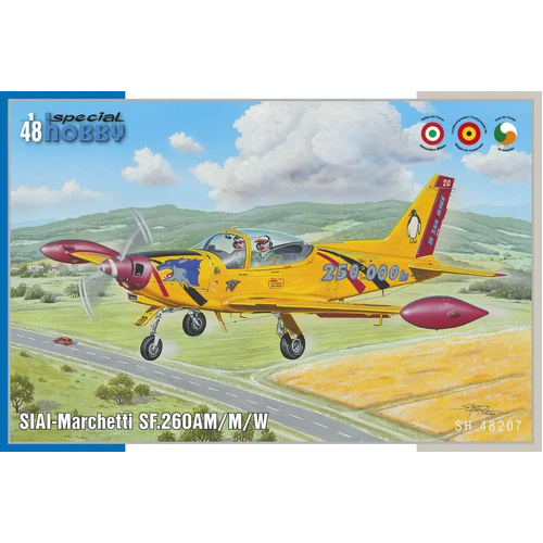 Special Hobby 1/48 SIAI-Marchetti SF.260AM/M/W Plastic Model Kt [48207]