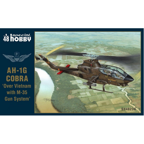 Special Hobby 1/48 AH-1G Cobra 'Over Vietnam with M-35 Gun System' Hi-Tech Kit Plastic Model Kit