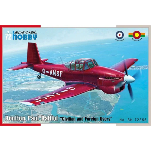 Special Hobby 1/72 Boulton Paul Balliol "Civilian and Foreign Users" Plastic Model Kit
