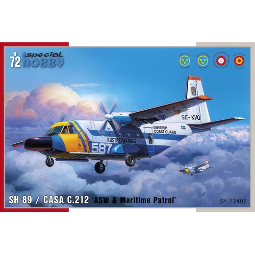 Special Hobby 1/72 SH 89 / CASA C.212 'ASW & Maritime Patrol' Plastic Model Kit