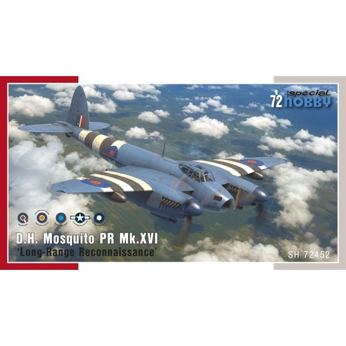 Special Hobby 1/72 DH. Mosquito PR Mk.XVI ‘Long-Range Reconnaissance  Plastic Model Kit *Aust Decals*