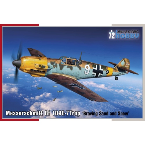 Special Hobby 1/72 Messerschmitt Bf 109E-7Trop 'Braving Sand and Snow' Plastic Model Kit