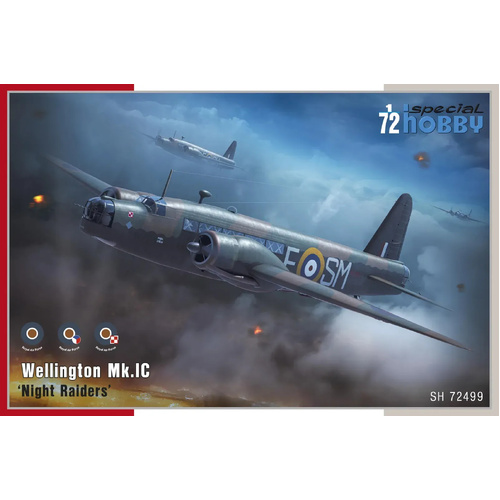 Special Hobby 1/72 Vickers Wellington Mk.IC ‘Night Raiders’ Plastic Model Kit