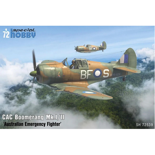 Special Hobby 1/72 CAC Boomerang Mk.I/II ‘Australian Emergency Fighter’  Plastic Model Kit