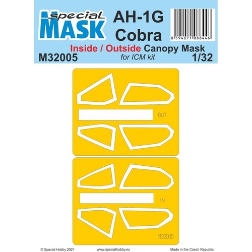 Special Hobby 1/32 AH-1G Cobra Inside/Outside MASK