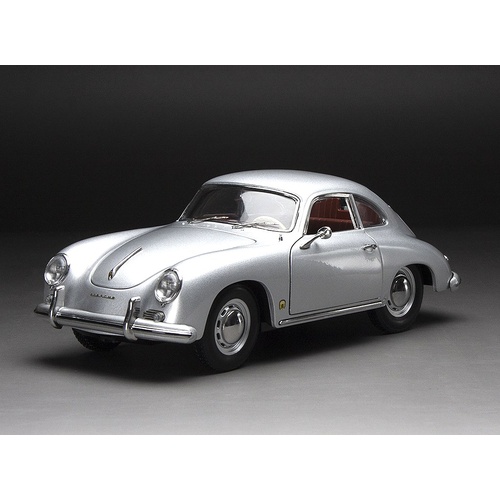 Sun Star 1/18 1957 Porsche 356A 1500 GS Carrera GT - Silver Metallic