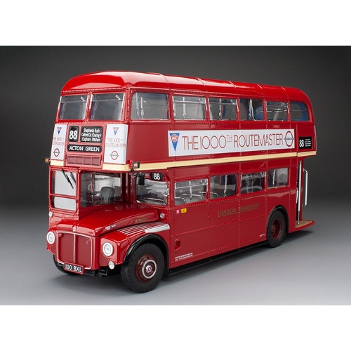 Sun Star 1/12 Routemaster Bus - RM1000 - 100 BXL - Red (Limited Edition 1000pcs)