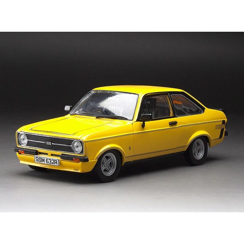 Sun Star 1/18 1976 Ford Escort MKII RS Mexico - Signal Yellow (RHD)